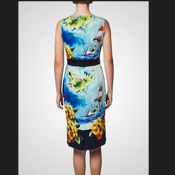 DOLCE & GABBANA Silk Knee-Length Dress - Picture 2 of 2